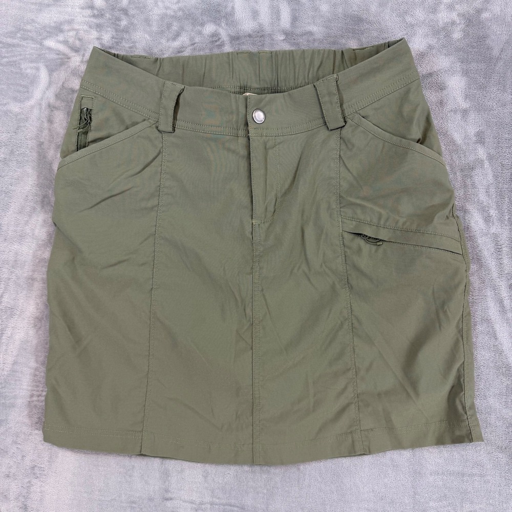 Duluth Trading Dry on the Fly Skort Women's Size 8 Olive Green Utility